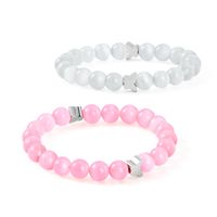 Sucré Style Simple Papillon Acier Inoxydable 304 Opale Bracelets En Masse main image 1