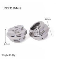1 Pair IG Style Simple Style Solid Color 304 Stainless Steel Ear Cuffs main image 2