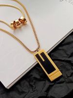Casual Simple Style Geometric Alloy White Gold Plated Unisex Double Layer Necklaces main image 5