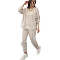 Holiday Daily Women's Vacation Solid Color Spandex Polyester Button Pants Sets Pants Sets main image 2