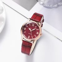 Fashion Solid Color Buckle Quartz Women's Watches main image 5