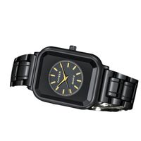 Business Geometric Single Folding Buckle Quartz Men's Watches main image 4