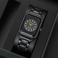 Business Geometric Single Folding Buckle Quartz Men's Watches main image 3