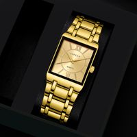 Business Geometric Single Folding Buckle Quartz Men's Watches sku image 4