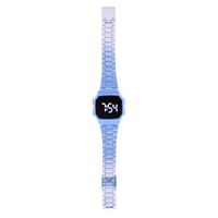 Simple Style Gradient Color Electronic Kids Watches sku image 5