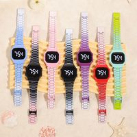Simple Style Gradient Color Electronic Kids Watches main image 1