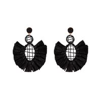 Casual Simple Style Geometric Raffia Women's Drop Earrings sku image 5