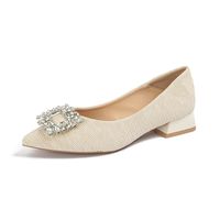 Women's Elegant Solid Color Point Toe Flats main image 2