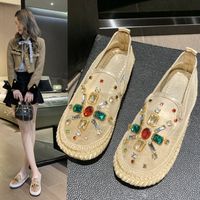 Women's Commute Solid Color Round Toe Flats main image 6