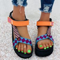 Women's Vacation Color Block Round Toe Open Toe Beach Sandals main image 5
