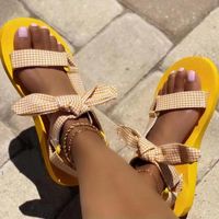 Women's Vacation Solid Color Leopard Open Toe Beach Sandals main image 4