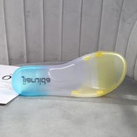 Women's Basic Color Block Open Toe Slides Slippers main image 5