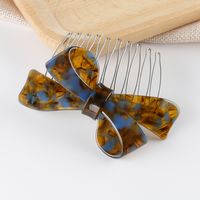 Women's IG Style Simple Style Bow Knot Leopard Alloy Insert Comb sku image 1