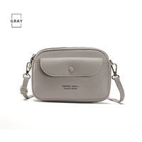 Women's Small Pu Leather Solid Color Classic Style Flip Cover Crossbody Bag Shoulder Bag sku image 7