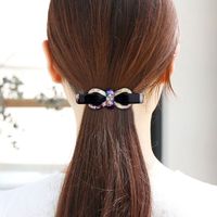 Women's Simple Style Bow Knot Acetic Acid Sheets Hair Clip main image 3