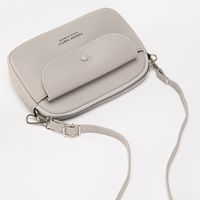 Women's Small Pu Leather Solid Color Classic Style Flip Cover Crossbody Bag Shoulder Bag main image 5