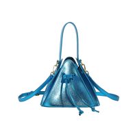 Women's Small Pu Leather Solid Color Streetwear Triangle Zipper Handbag sku image 3
