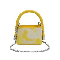 Women's Mini Pu Leather Clouds Marble Streetwear Zipper Handbag sku image 1