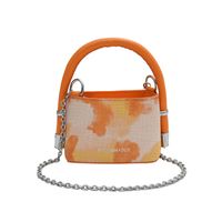 Women's Mini Pu Leather Clouds Marble Streetwear Zipper Handbag sku image 3