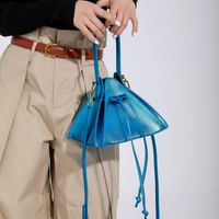 Women's Small Pu Leather Solid Color Streetwear Triangle Zipper Handbag main image 3