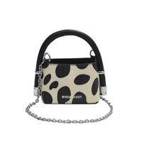 Women's Mini Pu Leather Clouds Marble Streetwear Zipper Handbag sku image 4