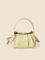 Women's Small Pu Leather Solid Color Elegant Magnetic Buckle Handbag sku image 4
