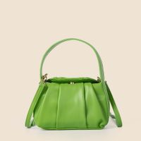 Women's Small Pu Leather Solid Color Elegant Magnetic Buckle Handbag main image 9