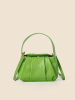 Women's Small Pu Leather Solid Color Elegant Magnetic Buckle Handbag sku image 1