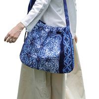 Women's Medium Polyester Cotton Geometric Color Block Vacation Square Magnetic Buckle Shoulder Bag sku image 16