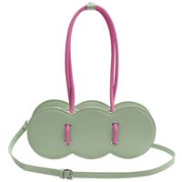 Women's Small Pu Leather Solid Color Streetwear Round Zipper Underarm Bag Handbags main image 3