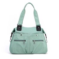 Women's Medium Nylon Solid Color Elegant Zipper Underarm Bag Shoulder Bag main image 4