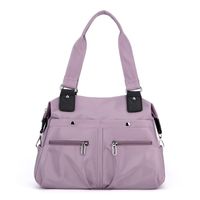 Women's Medium Nylon Solid Color Elegant Zipper Underarm Bag Shoulder Bag main image 3