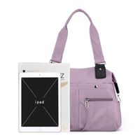 Women's Medium Nylon Solid Color Elegant Zipper Underarm Bag Shoulder Bag main image 2