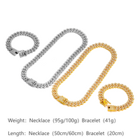 Hip-Hop Punk Geometric Alloy Polishing Plating Rhinestones Unisex Bracelets Necklace main image 2