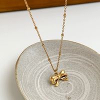 Sterling Silber Romantisch Einfacher Stil Schmetterling Halskette Mit Anhänger sku image 2