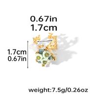 Wholesale Elegant Baroque Style Vacation Flower Copper Hollow Out Inlay 18K Gold Plated Pearl Zircon Open Rings Rings main image 2