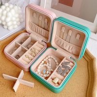 Simple Style Solid Color Synthetics Jewelry Boxes main image 1