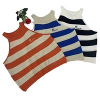 Women's Vest Tank Tops Vacation Stripe main image 5