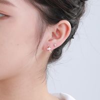 1 Pair Lady Modern Style Classic Style Cartoon Character Enamel Plating Copper Alloy Ear Studs main image 1