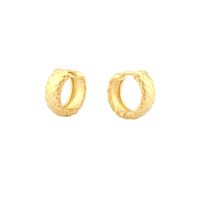 1 Pair IG Style Romantic Commute Round Lingge Copper 18K Gold Plated Earrings main image 8