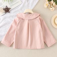 Simple Style Bow Knot Big Bow Cotton Cotton Blend Girls Dresses main image 3