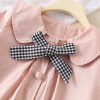 Simple Style Bow Knot Big Bow Cotton Cotton Blend Girls Dresses main image 8