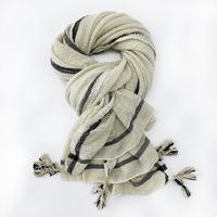 Unisex Simple Style Solid Color Cotton Cotton Linen Scarves sku image 5