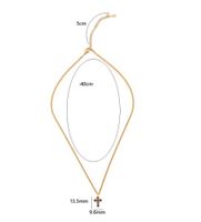 316 Stainless Steel  18K Gold Plated Casual Streetwear Inlay Geometric Natural Stone Rhinestones Pendant Necklace main image 3