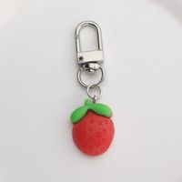 Mignon Fraise Alliage Pendentif De Sac Porte-Clés main image 3