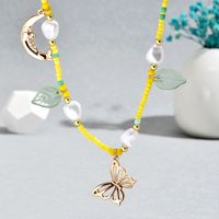 Einfacher Stil Klassischer Stil Schmetterling Künstliche Perle Saatperle Zinklegierung Perlen Frau Hüftkette main image 6