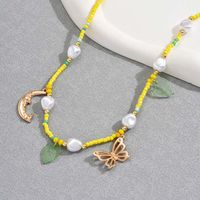 Einfacher Stil Klassischer Stil Schmetterling Künstliche Perle Saatperle Zinklegierung Perlen Frau Hüftkette main image 4