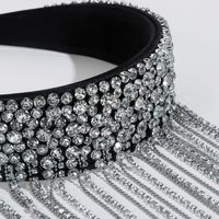 Women's Glam Wedding Solid Color Alloy Inlay Rhinestones Hair Band main image 3