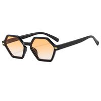 Vintage Style Solid Color Leopard Ac Polygon Full Frame Women's Sunglasses main image 3