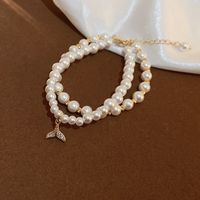 Fashion Star Heart Shape Butterfly Artificial Pearl Wholesale Bracelets sku image 57
